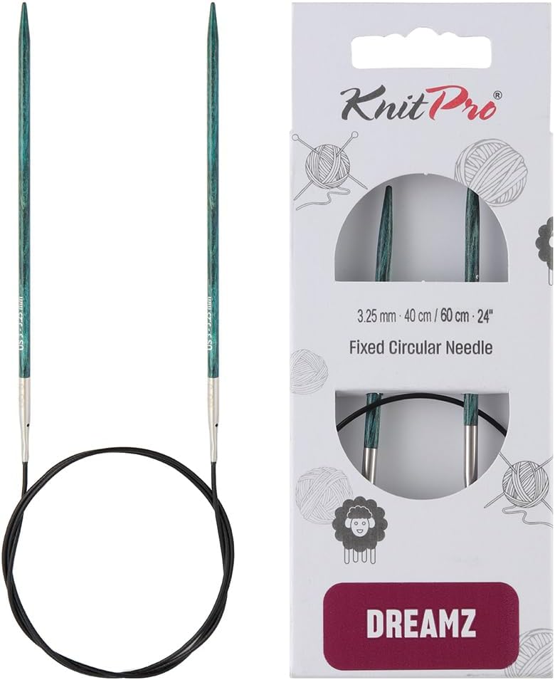 Knit Pro Dreamz Fixed Circular Needles 24" (60cm) | US Size 3 (3.25mm) - Image 1